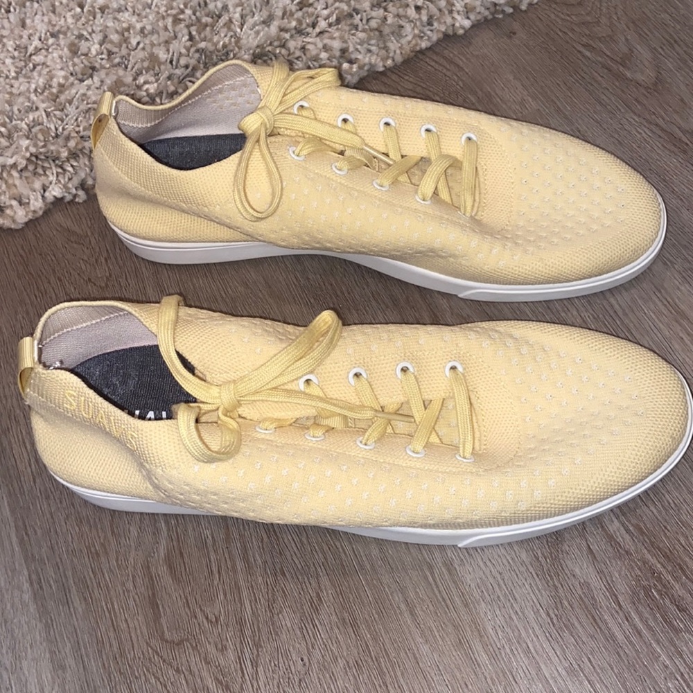 Suavs Yellow The Zilker Lace Up Sneaker